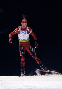Ole Einar Bjoerndalen Ole Einar Bjoerndalen of Norway takes 1st place during the IBU Biathlon World Championships Men's Pursuit event on February 15, 2009 in Pyeong Chang, Korea. (Photo by Agence Zoom/Getty Images)