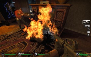 Fire A molotov cocktail in the right place can decimate a zombie horde